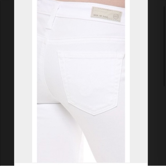 AG Adriano Goldschmied The Ballad Slim Boot Jeans Coastal Grandma White Size 29R - Picture 5 of 15